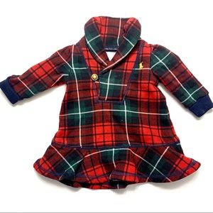 Ralph Lauren plaid baby dress 3Mos
